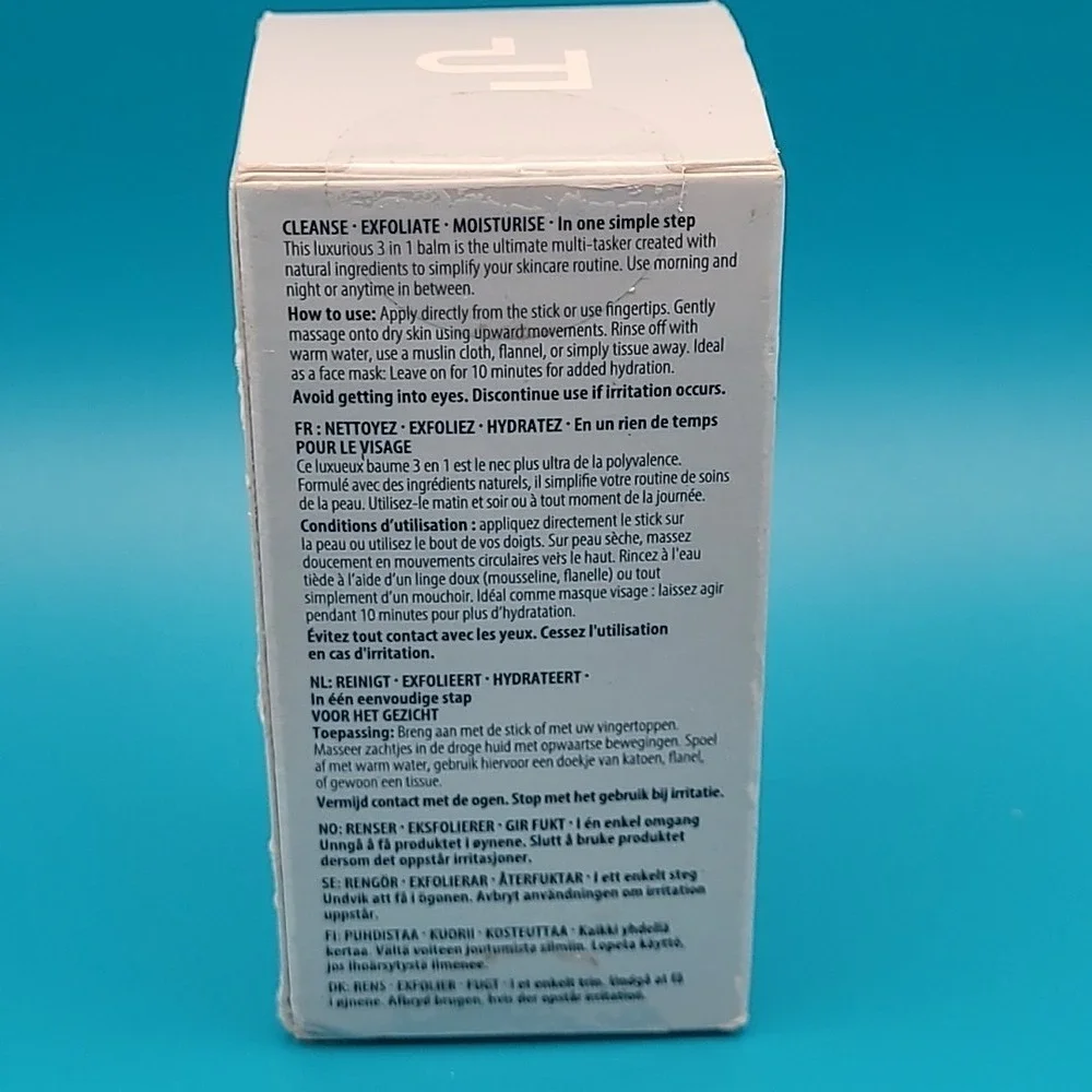 NEW Formulae Prescott Tri-Balm Mini Stick 3in1 Cleanse Exfoliate Moisturize‎ 20g